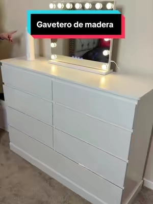 El gavetero de madera grande y espacioso Que puse en mi habitación #creatorsearchinsights #tiktokshopcreatorpicks #paratiiiiiiiiiiiiiiiiiiiiiiiiiiiiiii #drawer #dresser 