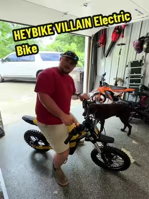 I Love my villain Heybike! #heybikesports #heybikevillain #edirtbike #pitbike @Heybike Inc @Heybikesports 