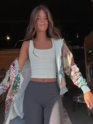 Cutest fold over pants linked! Zip up is @Natural Life #naturallifehappy #fyp #fypシ #summeroutfit 