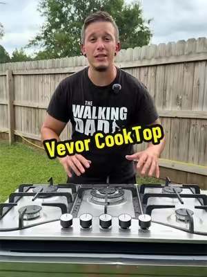 Upgrade your kitchen with this stainless steel gas cooktop featuring five burners for flexible meal prep and everyday convenience. #vevorsuperbrandday #tiktokshopsummersale #summerfinds #GasCooktop #KitchenEssentials 
