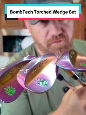 I cannot wait to get these wedges from @BombTech Golf out on the course! If they play half as good as they look they will be amazing! #golfclub #golfclubs #golfing #shortgame #tiktokshopcreatorpicks 