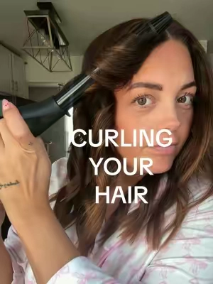 1” curling wand that curls quick! Ive used this for a longggg time!  #curlingwand #howtocurlyourhair #longbarrelcurlingiron 