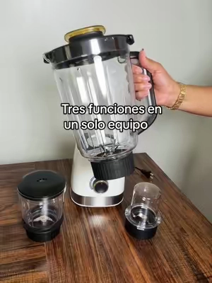 Tres funciones en un solo equipo #Licuadora #blender #KitchenEssentials #Electrodomésticos #Home 