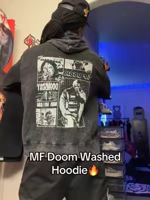 This MF Doom Washed Hoodie is SUPER! nice and comfortable💯👏🏽