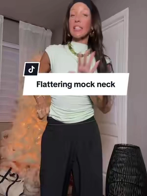 OGL Mockneck Ruched Cropped Brami with Built-In Bra is one of those elevated basics that makes getting dressed so much easier. The built-in bra, flattering ruching, and buttery-soft fabric give it that effortless, put-together look. 🤍  #falldealsforyou #BuiltInBraTop #CapsuleWardrobe #FallFashion #tiktokshopcreatorpicks 