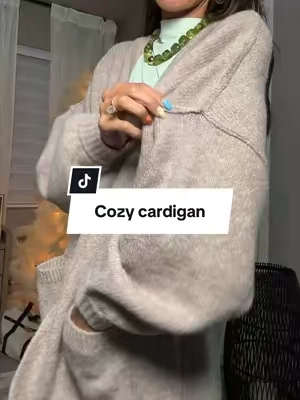 PrettyGarden V-Neck Button Down Cardigan is the oversized knit you’ll reach for all fall long. Soft, effortless, and easy to throw over leggings, denim, or dresses for that cozy Pinterest-inspired look. 🤎 #FallFashion #CozyStyle #falldealsforyou #tiktokshopcreatorpicks 