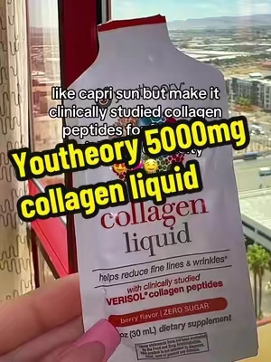 THE BEST TASTING COLLAGEN 🤤 for the girlies who prioritize their skin quality >>> #collagen #youtheory #collagenpeptides #verisolcollagen #skintok youtheory collagen liquid drinkable verisol collagen supplement 