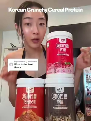Replying to @nelle 🦢 some of my favorite korean protein shake flavors! 🫶🏻 #flimeal #proteinshake #koreanproteinshakes #peanutbutter #blacksesame @fullight 