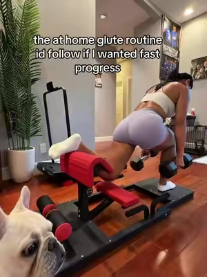 There are so many ways to build glutes at home. Here’s one more option to consider. 🍑 the equipment I’m using is in the orange cart ☝🏽 #gluteworkout #athomeworkout #homegymequipment #TikTokShopBackToSchool  #tiktokshopcreatorpicks   