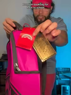 Shark backpack with that premium vibe to it! I always wondered what these bookbags were called! Saw it on TikTok shop and had to get one, it’s one of my favorite colors! Items inside bookbag are not included with purchase, just showing you a few items it can fit! This premium bookbag is an epic option for the school year and comes in tons of other colors! Sprayground backpacks are a statement that everyone will ask you about! #spraygroundbackpack #backpack #bookbag #tiktokshopbacktoschool #backtoschool @sprayground 