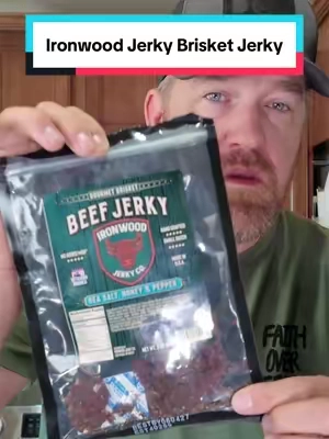 It really IS good Jerky and when i can support veteran owned companies that make their products here in the USA i gotta try it and @Ironwood Jerky makes a REALLY good jerky! #jerky #beefjerky #brisketjerky #brisket #tiktokshopcreatorpicks 