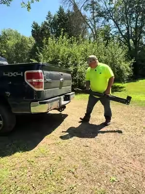 If you have a canoe, kayak, boat or haul longer construction materials. The truck bed extender makes it easy. Pick yours up in the TikTok shop by clicking on the orange shopping cart below. Low stock item. Get yours today. #truck #canoe #boat #kayak #construction 