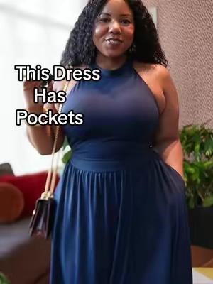 The fit defines your waist, the flowy skirt is flattering, and yes… it has pockets. 🙌 Whether you’re headed to brunch, vacation, or date night, this is one of those dresses that is easy to throw on  #AffordableFashion #CurvyStyle #alinedress #waistdefiningdress #oysdress 