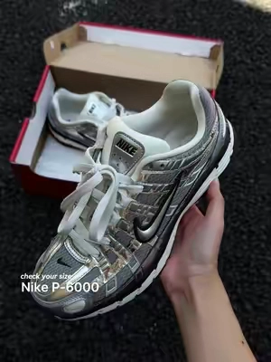 Nike P-6000 'Metallic Silver' 👟 #nike #p6000 #flykicks #ttsneakerweek #tiktokshopsummersale 