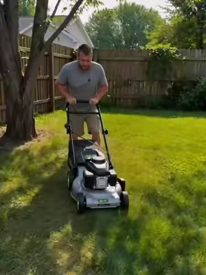Cleaning the yard is worry-free, the cart design saves your back, and it's super efficient.#gardenhacks #lawnmower #yardmaintenance #lawnmower 