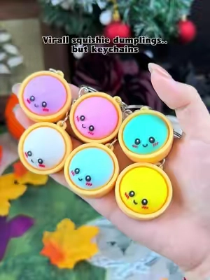 Who could resist these adorable little things~ 😊💕#squishy #fidgettoys #dumplings #squishydumplings #dumpling