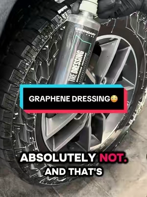 You got my hard honest, THIS WILL NOT SLING❤️ Graphene dressing is for the pros 😎#fyp #tires #jeep #cardetailing #tiktokshopbacktoschool @Legendary Car Care 