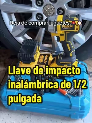 Ya dejen de usar esas llaves de impacto de juguete, esta bestia es otro nivel 🚀 La llave de impacto 3 en 1 que está reemplazando varias herramientas en el garage 🚗#HerramientasAuto #LlaveDeImpacto #DealsforYouDays #DIYAutomotriz #TikTokShop