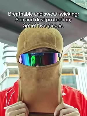 Wind proof,dust proof and inset proof. 👍 #sunprotection #facemask #balaclava #construction  #tiktokshopsummersale 