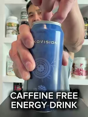 Blue raspberry caffeine free energy drink @EKKOVISION  #caffeinefree #energydrink 