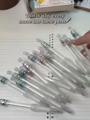 Who else loses all their good pens to coworkers? These are way too good 🤦 #NurseEssentials #NurseLife #FidgetPens #schoolsupplies 