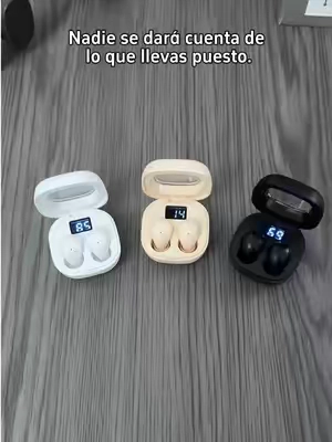 Nadie notará que los llevas puestos 👀 Los auriculares invisibles perfectos para trabajar y dormir. #AuricularesInvisibles #Oficina #Privacidad #TecnologiaMinimalista #tiktokshopsummersale