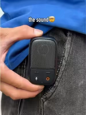 Don’t buy this tiny speaker unless you want it to blow your mind 🔥 #MiniBluetoothSpeaker #PortableSpeaker #WaterproofSpeaker #OutdoorGadget #tiktokshopsummersale