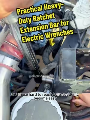 What other ways are there to remove this screw? #diyer #mechanic #bluecollar #electricratchetwrench #DIY 