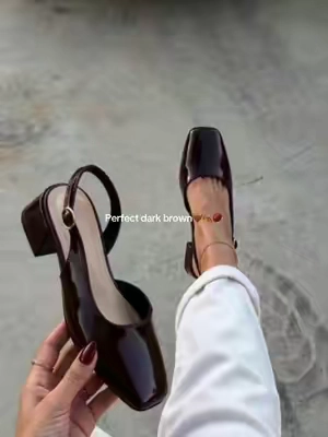 This pair in stunning dark brown hits different #maryjaneshoes #maryjanes #SohoChic #tiktokshopbacktoschool #WeeklyDeals 