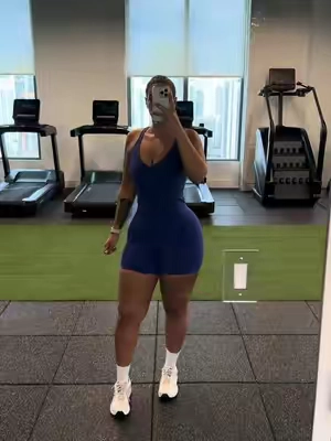 gym ootd 💙