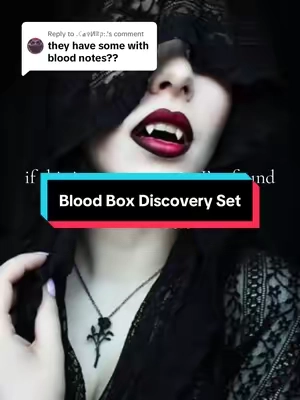 Replying to @.☾𝖆✞Иꍏק:. @HereticParfum has a whole Blood Box Discovery Set! #hereticparfum #vampireaesthetic #perfumetiktok #perfumetok #perfume 