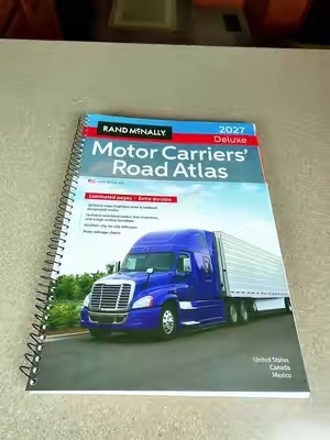 Rand McNally 2027 Deluxe Motor Carrier’s Travel and Road Atlas #roadatlas #roadmap #travelguide #RoysRealReviews 