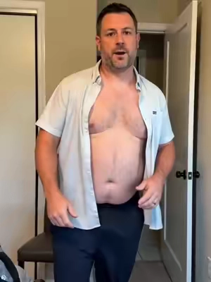 He said stop coming in belly first  #dadbod #compressionshirt #over40 #mensfashion" #labordayweekend