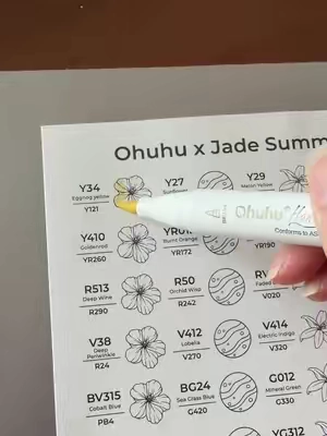 Not often something exceeds high expectations! @Ohuhuart #alcoholmarkers #jadesummer #ohuhumarkers #adultcoloring #coloringforadults 