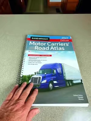 Rand McNally 2027 Deluxe Motor Carriers Road Atlas #roadatlas #roadmap #travelguide 