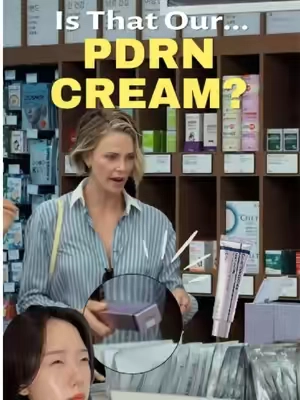 OMG… did Charlize Theron just get spotted holding our PDRN cream at a pharmacy?! 👀✨ If this is the product everyone’s talking about… here’s why it’s worth the hype. 💙 #Centellian24 #PDRNCream #KBeauty #KoreanSkincare #CharlizeTheron 