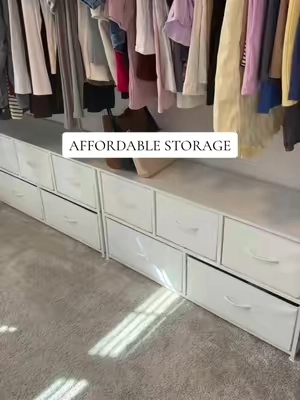 Put one of these in everyone’s closet in the house, perfect for organization! ##closetorganization##storagehacks##dresser##closetstorage##organizedhome