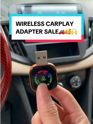 Connecting this adapter to get wireless apple carplay !🙌#wirelesscarplay #wirelesscarplayadapter #tiktokshopcreatorpicks #tiktokshopsummerturnup #yurnlv 