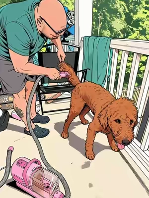Con un perro que bota tanto pelo como el mío, esto se volvió un antes y un después. 🐶✨ Cepillas, aspiras el pelo al mismo tiempo y hasta lo puedes secar sin llenar la casa de pelos. Menos reguero, menos estrés y Max queda guapísimo. 😅 Grooming para perros, secadora para perros, aspiradora para mascotas, kit de grooming, cortar pelo de perro, cuidado de mascotas, TikTok Shop Summer Sale #TikTokShopSummerSale #DealsForYouDays #SummerVibes #TikTokShopCreatorPicks #WeeklyDeals