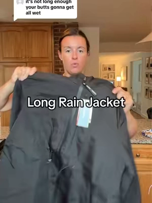 Replying to @user6168022834702 this mid length longer rain coat is perfect if you prefer a longer rain jacket! #rainjacket #raincoat #waterproofjacket #puffit #longcoat 