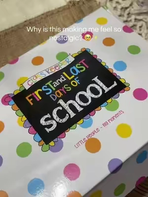 I already know these are the moments I’ll look back on forever. 🥹💛 #dealsforyoudays #keepsakebook #photobook #TikTokshopbacktoschool #firstdayofschool back to school 