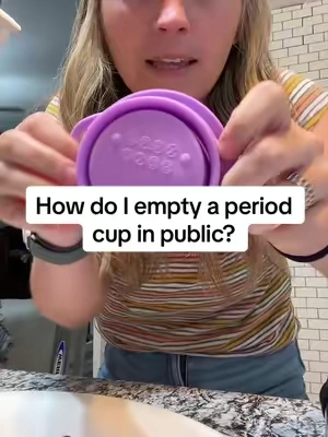 A practical solution if you have this problem!  #period #womenshealth #menstrualcup 