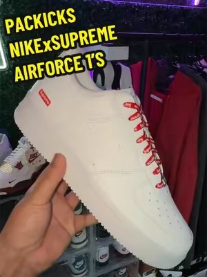 Grab your pair w/ free shipping today‼️⬆️ @Packicks #nikeairforce1 #nike #supreme #supremeairforce1 