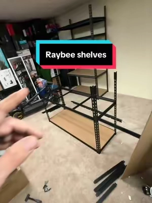 My basement finally feels organized thanks to these heavy duty shelves. #tiktokshopcreatorpicks #tiktokshopsummersale #GarageOrganization #StorageShelves #HomeImprovement 