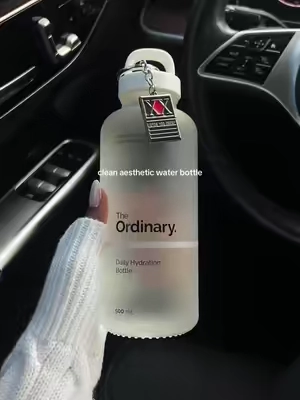 Finally restocked! #theordinary #waterbottle #glassbottle  