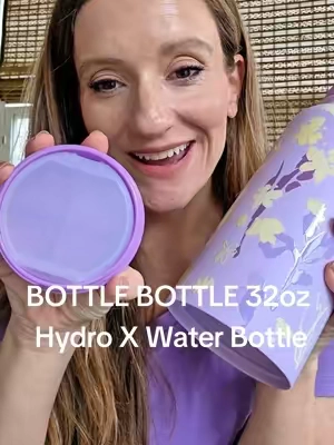 A 32-ounce insulated stainless steel water bottle with a dual sip and chug lid plus a hidden storage compartment  #WaterBottle #Hydration #GymEssentials #TravelGear #insulatedwaterbottle 