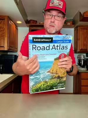 Rand McNally Road Atlas 2027 Large Scale #roadatlas #roadmap #travelguide #RoysRealReviews 