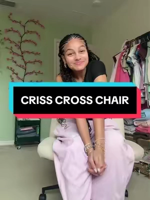 no regrets tho this chair is the best #crisscrosschair #deskchair #aesthetic