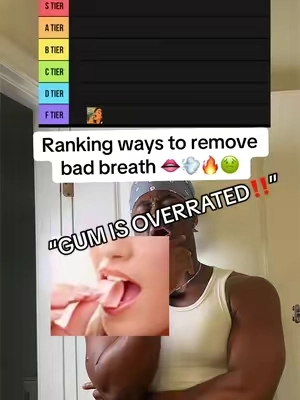 Ranking ways to remove bad breath #chewinggum #mouthsprayfresh #mouthwash 
