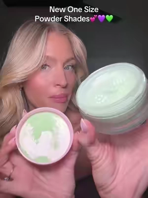 The baby pink is unreal 😭 New @ONE SIZE BEAUTY Ultimate Setting Powder shades!!! #onesizebeauty #onesizepowder #onesizesettingpowder #pinksettingpowder #tiktokshopcosmetics 
